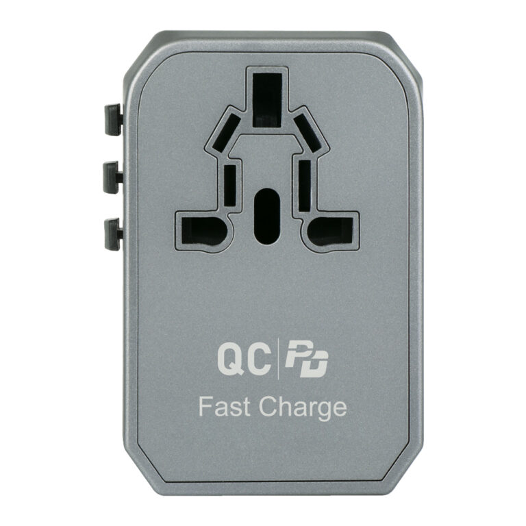 4 Port 45W PD & QC Universal Travel Adapter Verbatim Hong Kong