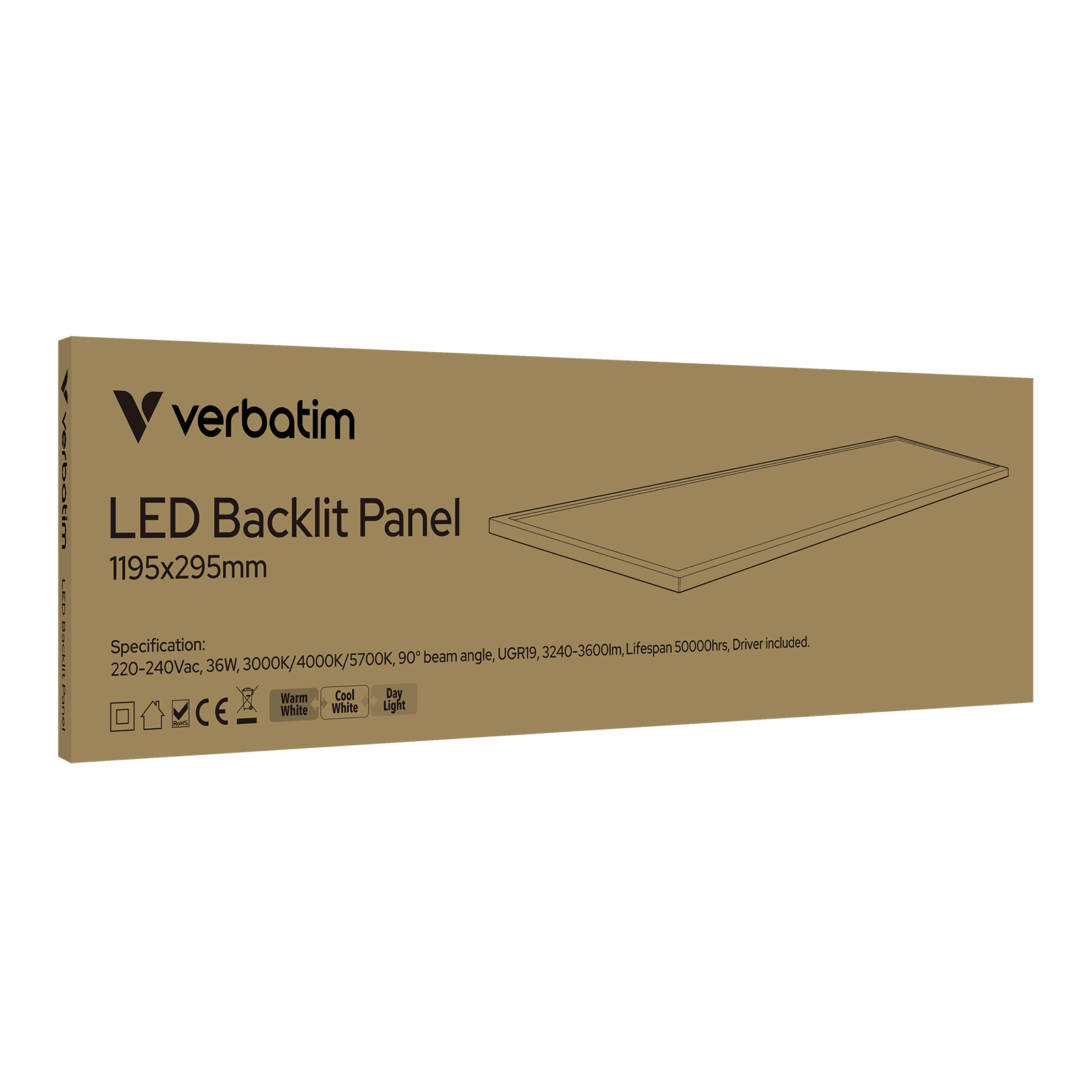 Verbatim LED backlit panel 3CCT UGR19