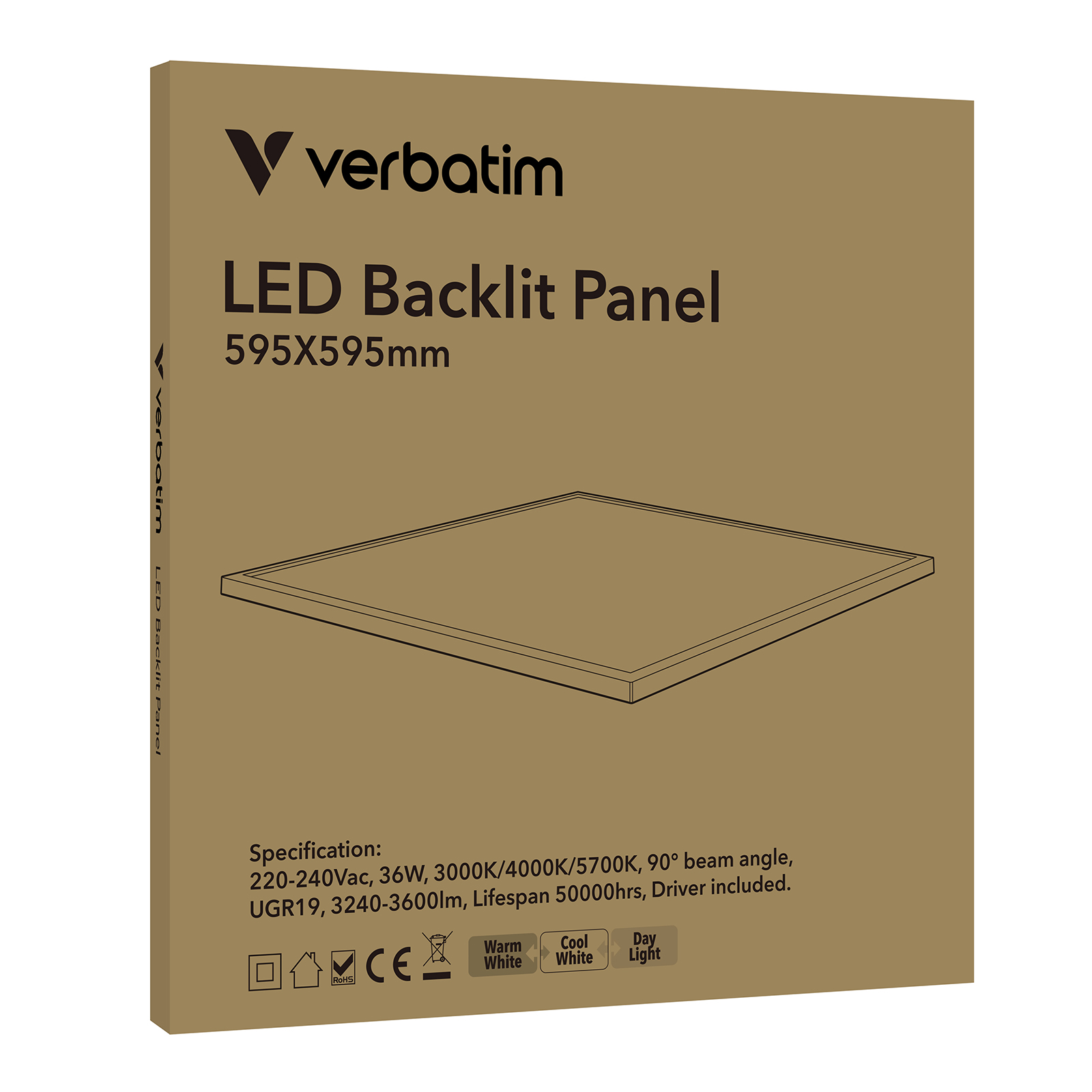 Verbatim LED backlit panel 3CCT UGR19 - Image 3
