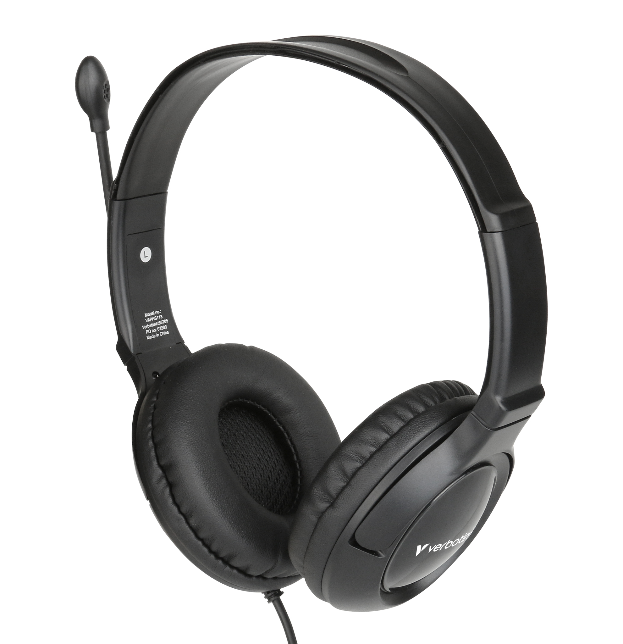 Multimedia Headset with Noise Cancelling Boom Mic - 3.5mm jack - Image 8