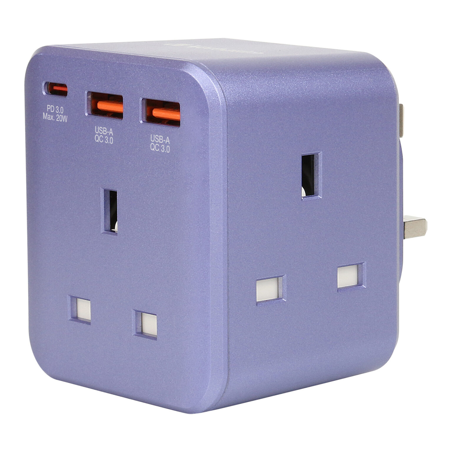 3 Socket PD & QC 3.0 Cube Wall Outlet Extender Verbatim Hong Kong