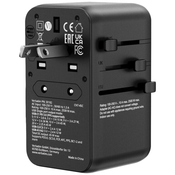 Charge 'n' Travel Adapter 45W with Retractable Cable - Image 5