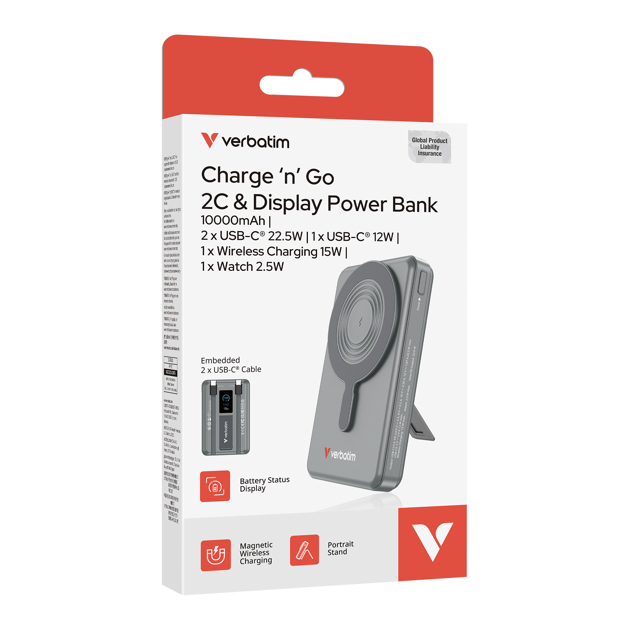 Charge 'n' Go 10000mAh 2C & Display Power Bank:圖片 6