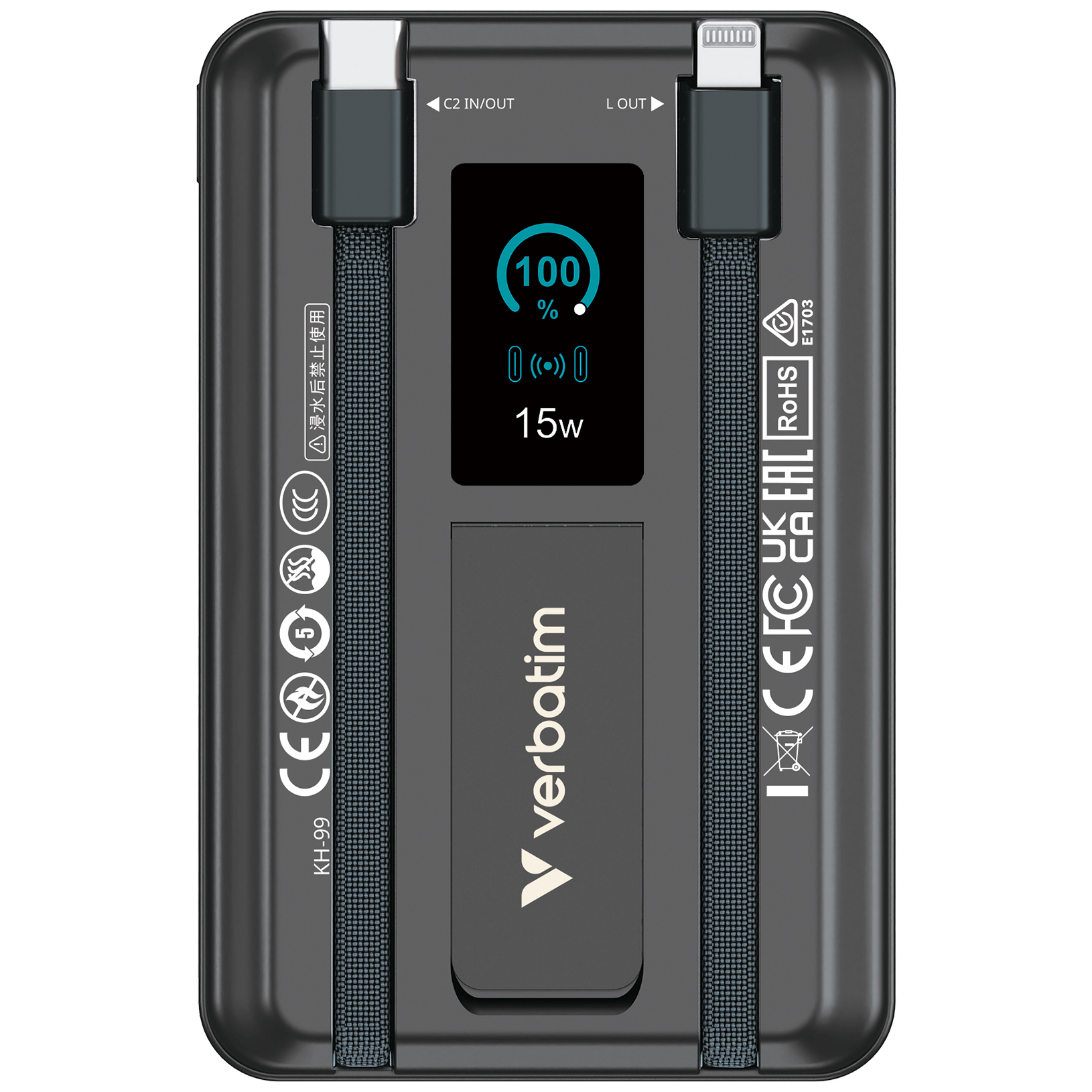 Charge 'n' Go 10000mAh C+L & Display Power Bank - Image 6