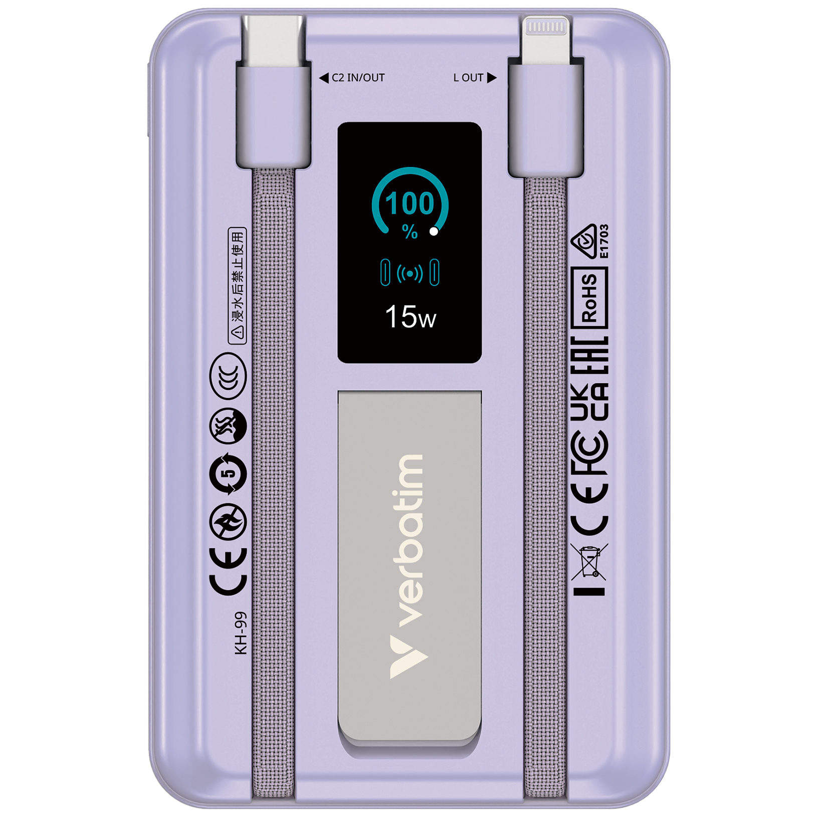 Charge 'n' Go 10000mAh C+L & Display Power Bank - Image 5