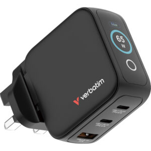 65W Mini GaN Wall Chargers with Display UK Plug