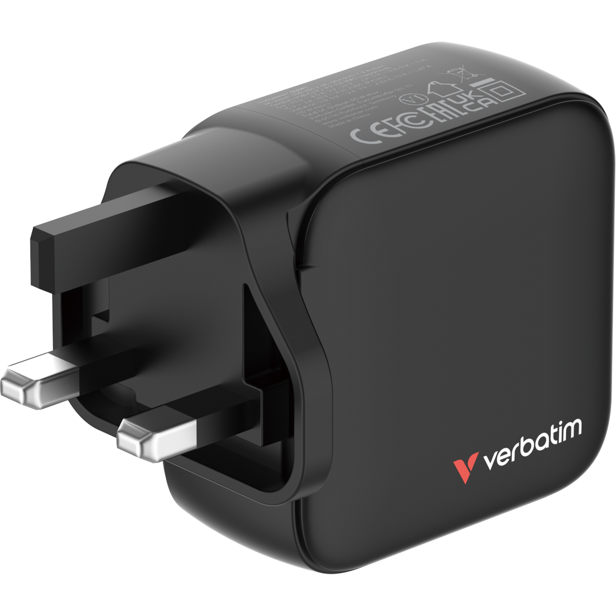 65W Mini GaN Wall Chargers with Display UK Plug - Image 4