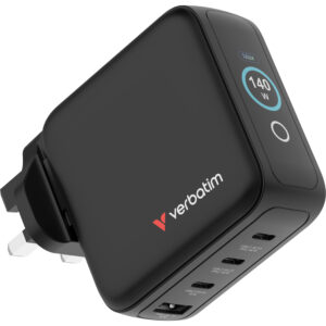 140W Mini GaN Wall Charger with Display UK Plug