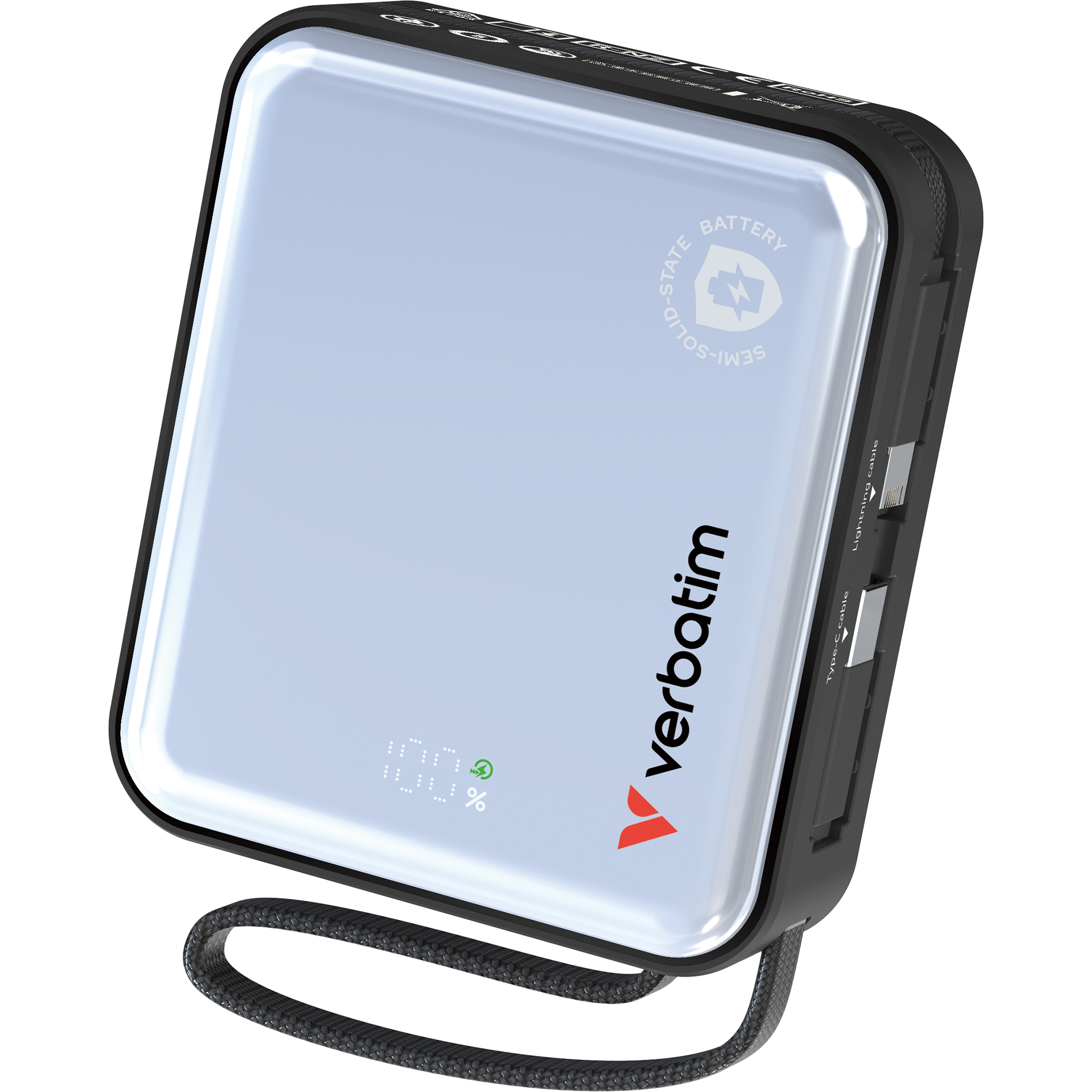 SnapQub 10000mAh Qi2.2 Semi-Solid-State Magnetic Wireless Power Bank, C+L Cables (*3C+QR Code) - Image 7
