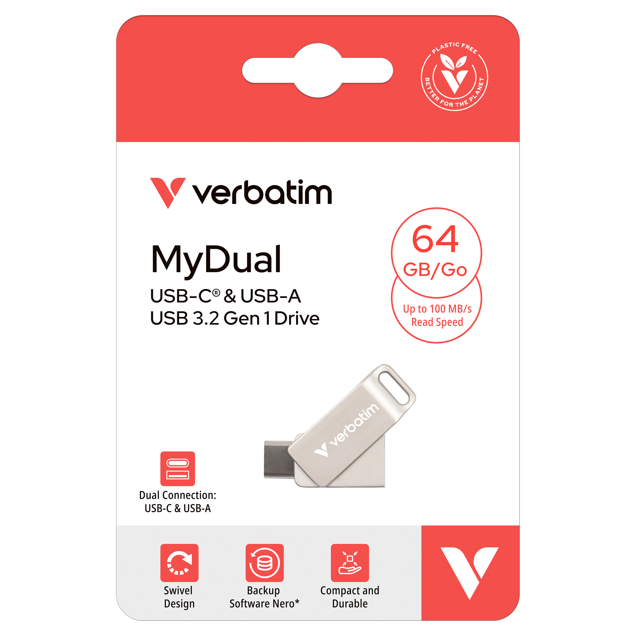 MyDual USB-C & USB-A USB 3.2 Gen 1 Drive:圖片 4