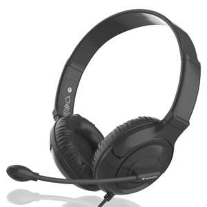 Multimedia Headset with Noise Cancelling Boom Mic - 3.5mm jack