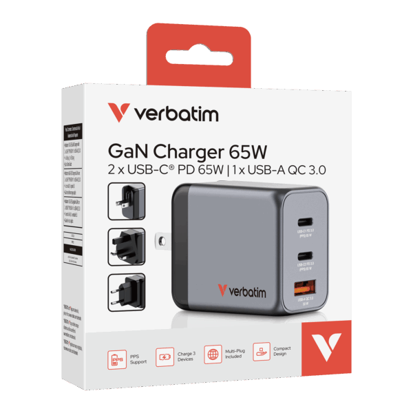 3-Port 65W GaN Charger (GNC-65) - Image 2