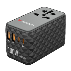 GaN III 4 Port 100W Universal Travel Adapter (UTA-06)