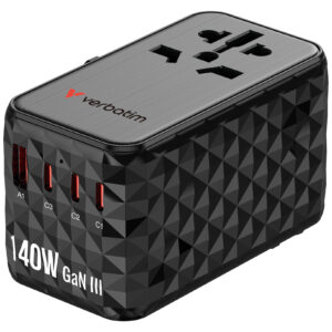 GaN III 4 Port 140W PD 3.1 Universal Travel Adapter (UTA-10)
