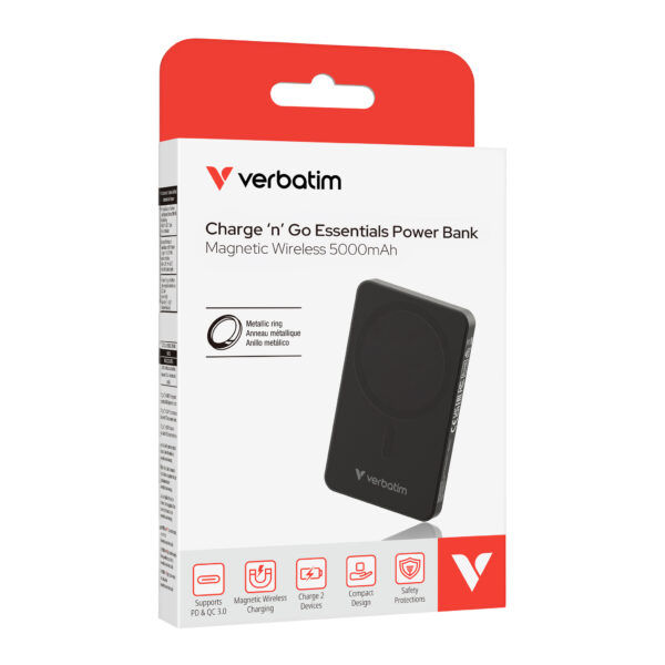 Charge ‘n’ Go 5000mAh Magnetic Wireless Power Bank (WPB5) - Image 5
