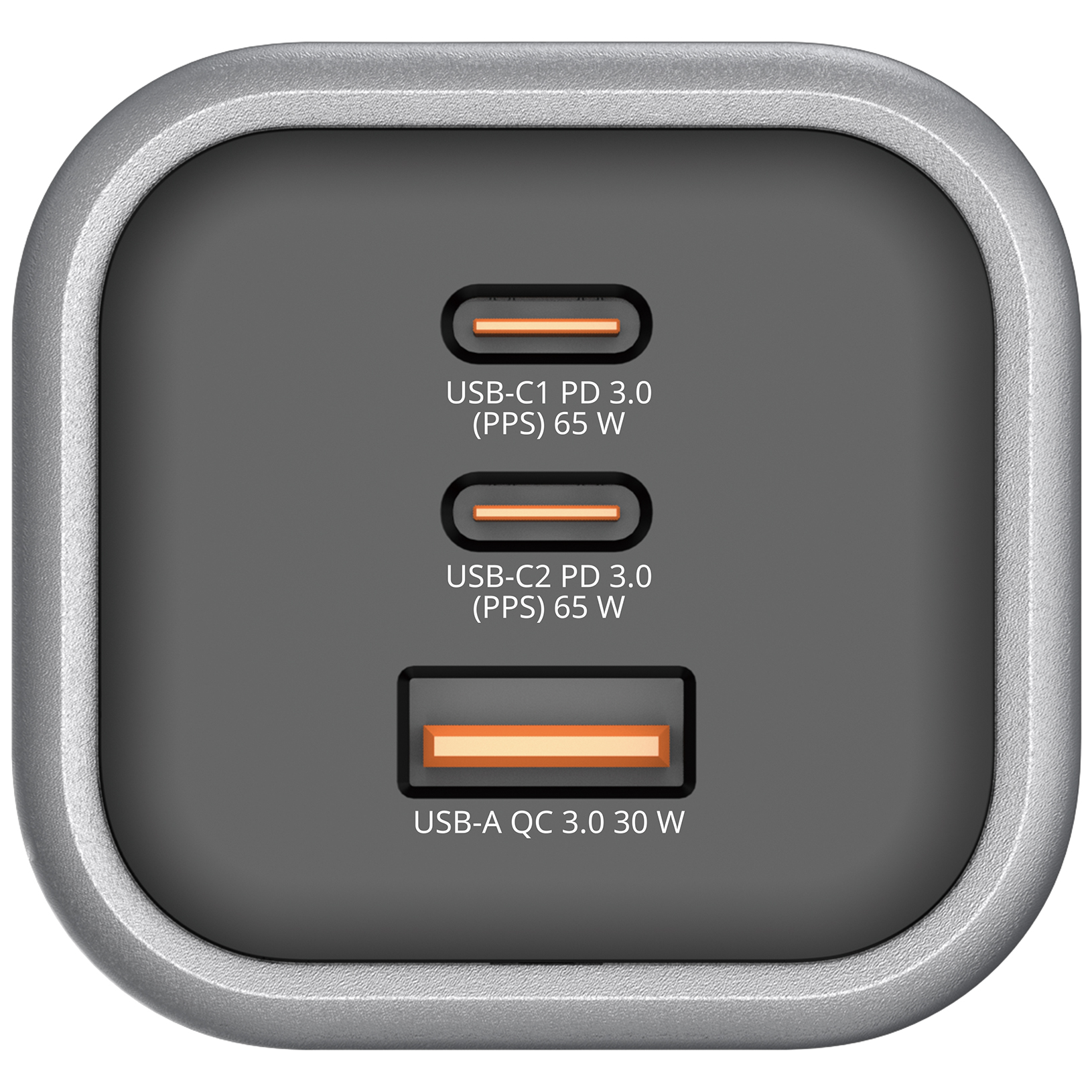 3-Port 65W GaN Charger Foldable UK Plug (GCF65) - Image 5