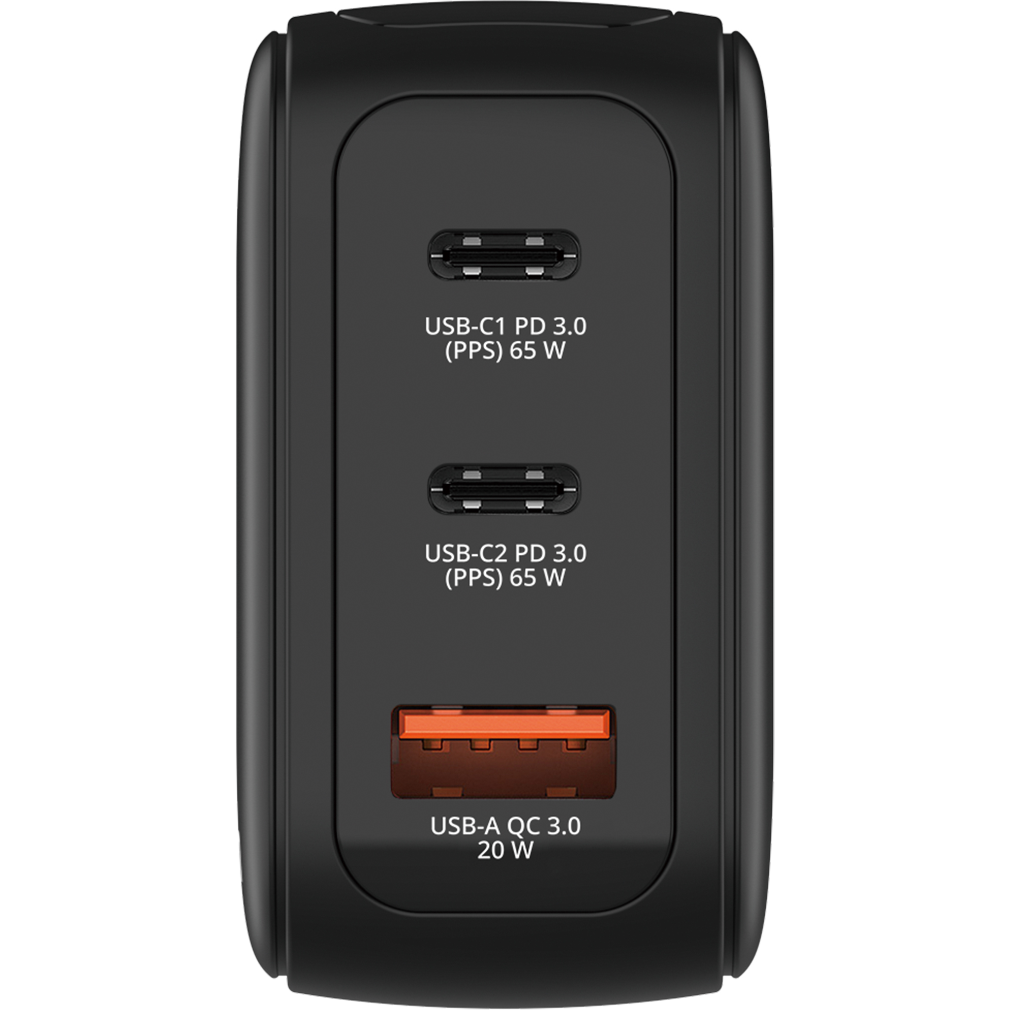 3-Port 65W Mini GaN Charger with Display (US/EU/UK/AU) - Image 3