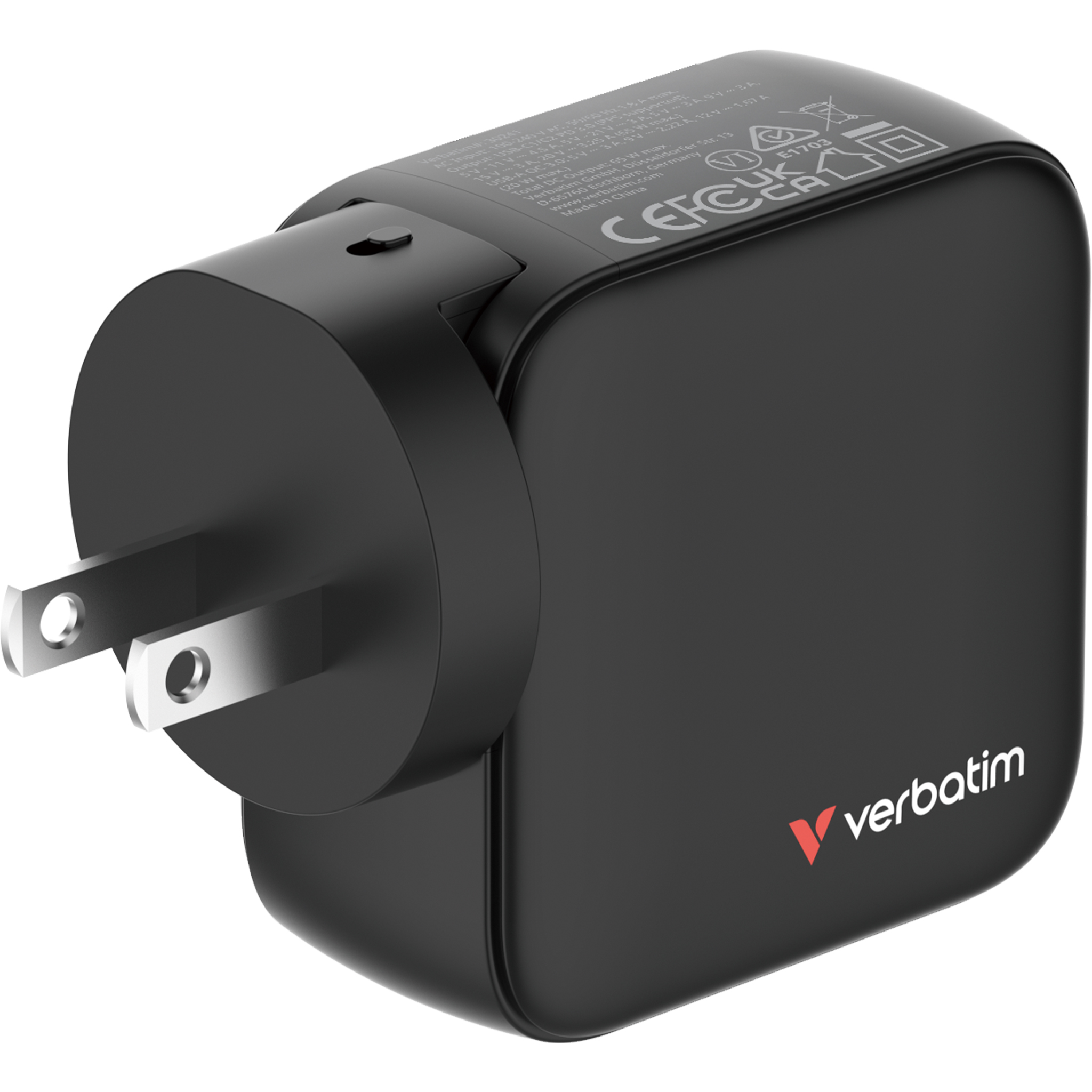 3-Port 65W Mini GaN Charger with Display (US/EU/UK/AU) - Image 4