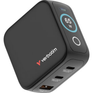 3-Port 65W Mini GaN Charger with Display (US/EU/UK/AU)