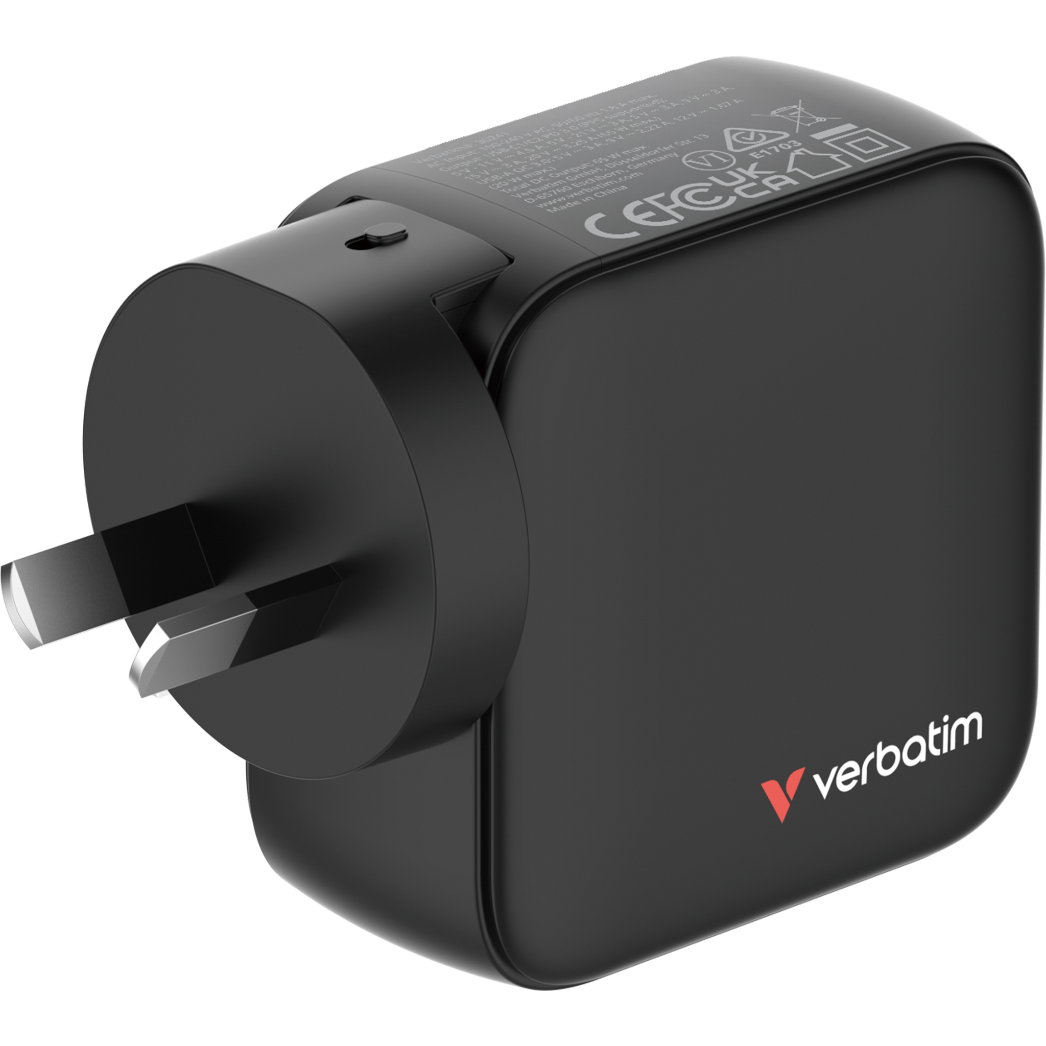 3-Port 65W Mini GaN Charger with Display (US/EU/UK/AU) - Image 7