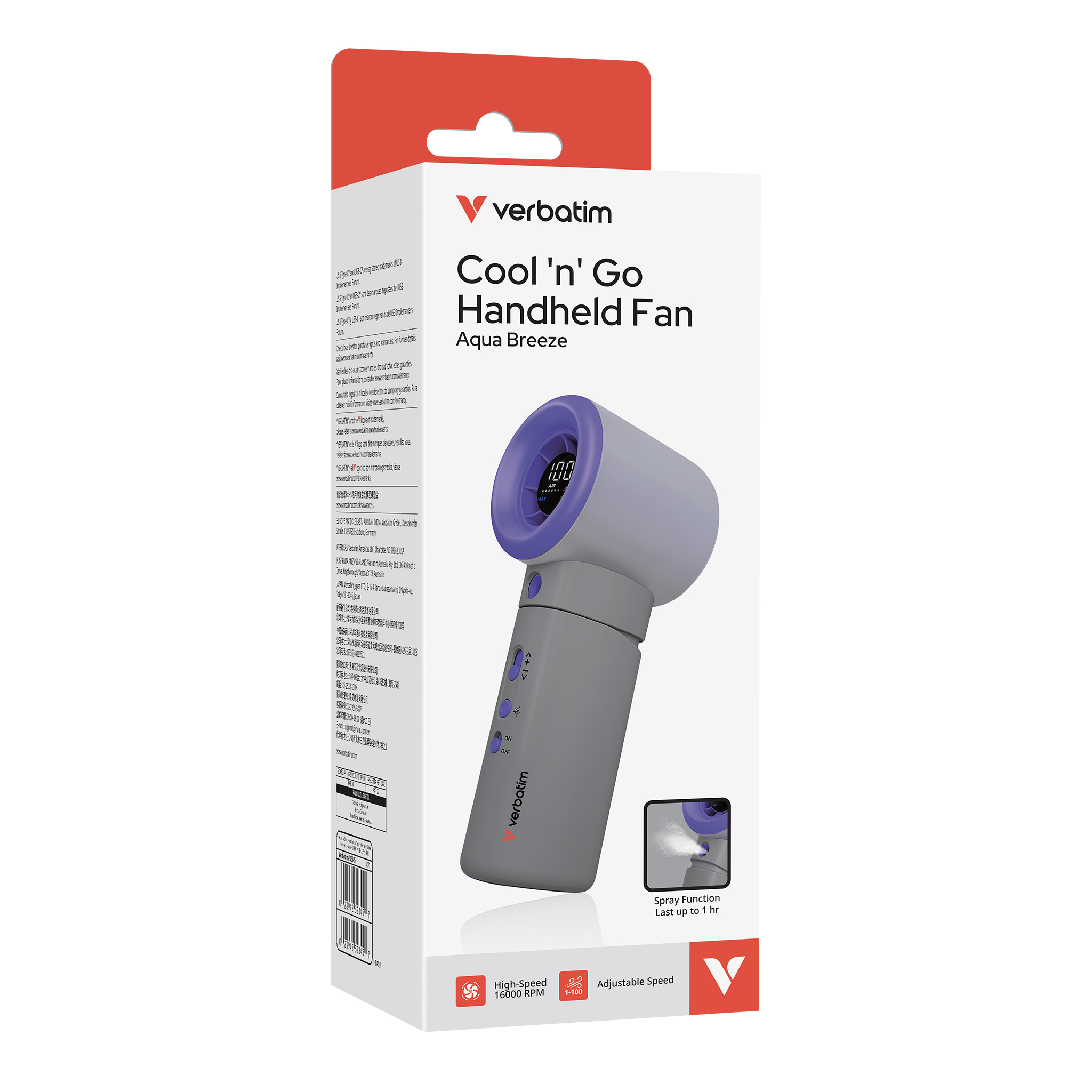 Cool 'n' Go Aqua Breeze Handheld fan - Image 4