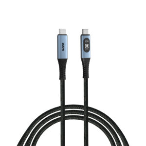 Sync & Charge Cable 100W USB-C to USB-C with LED Display (SCC2-CCD100)