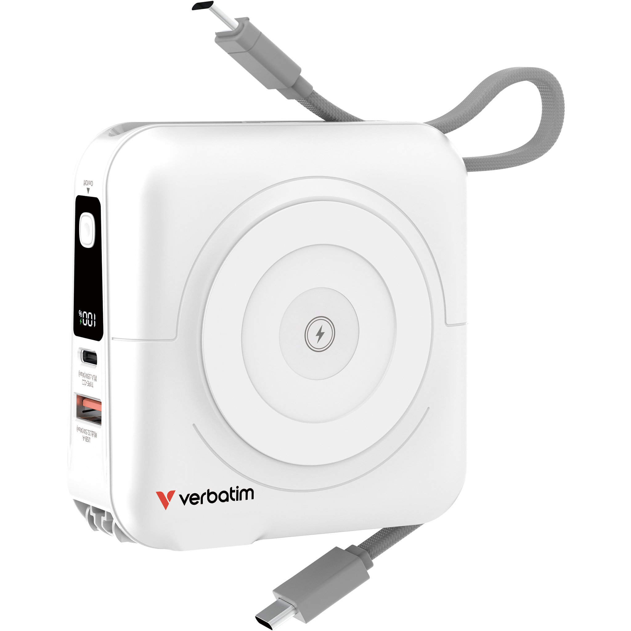 15000mAh Magnetic Wireless Charging Power Bank I USB-C Cable x 2 (*3C+BSMI Certification) - Image 5