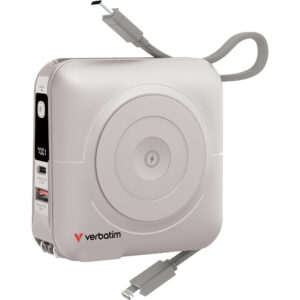 15000mAh Magnetic Wireless Charging Power Bank I USB-C + Lightning Cable (*3C+BSMI Certification)