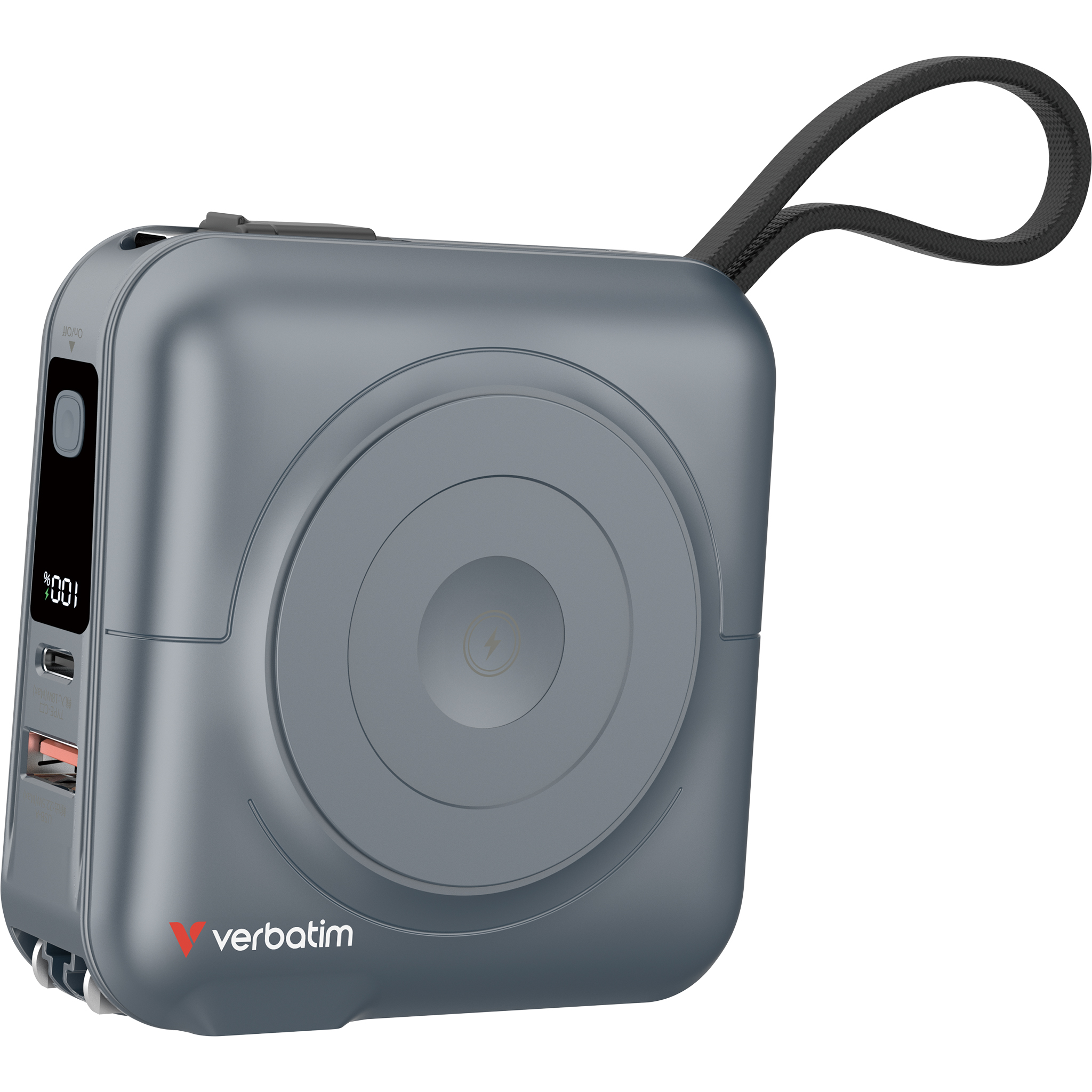 15000mAh Magnetic Wireless Charging Power Bank I USB-C Cable x 2 (*3C+BSMI Certification)